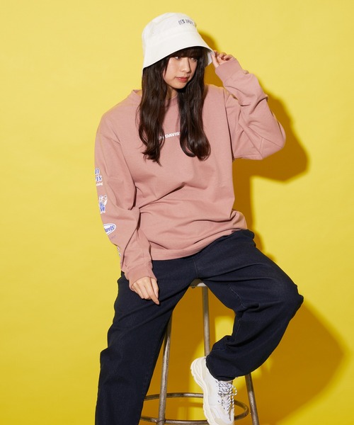 BEN DAVIS（ベンデイビス）の「【BEN DAVIS／ベンデイビス】ダウンブリムロゴハット（ハット・メンズ・ベージュ/グレー/ホワイト/ブラック/スミクロ・FREE）」の7枚目の写真