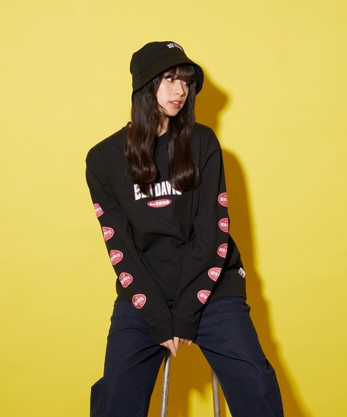 BEN DAVIS（ベンデイビス）の「【BEN DAVIS／ベンデイビス】ダウンブリムロゴハット（ハット・メンズ・ベージュ/グレー/ホワイト/ブラック/スミクロ・FREE）」の12枚目の写真