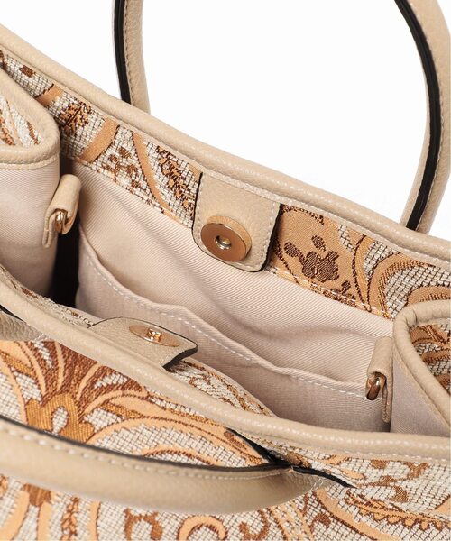 Simplicite（サンプリシテ）の「ジャガードトート◆（トートバッグ・レディース・ベージュ/グレー/ブルー系その他・FREE）」の16枚目の写真