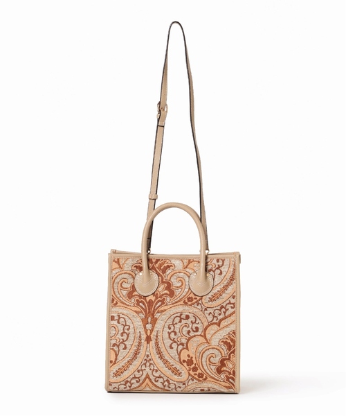 Simplicite（サンプリシテ）の「ジャガードトート◆（トートバッグ・レディース・ベージュ/グレー/ブルー系その他・FREE）」の19枚目の写真