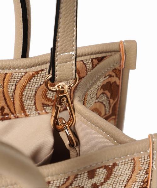 Simplicite（サンプリシテ）の「ジャガードトート◆（トートバッグ・レディース・ベージュ/グレー/ブルー系その他・FREE）」の20枚目の写真