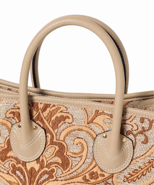 Simplicite（サンプリシテ）の「ジャガードトート◆（トートバッグ・レディース・ベージュ/グレー/ブルー系その他・FREE）」の22枚目の写真