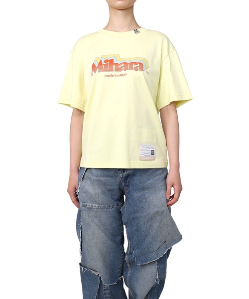 Maison MIHARA YASUHIRO(メゾンミハラヤスヒロ)の「MIHARA Printed Tee(Tシャツ/カットソー・レディース・ホワイト/ブラック/イエロー/ブルー・38/36/40)」の4枚目の写真