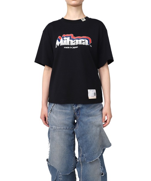 Maison MIHARA YASUHIRO(メゾンミハラヤスヒロ)の「MIHARA Printed Tee(Tシャツ/カットソー・レディース・ホワイト/ブラック/イエロー/ブルー・38/36/40)」の2枚目の写真