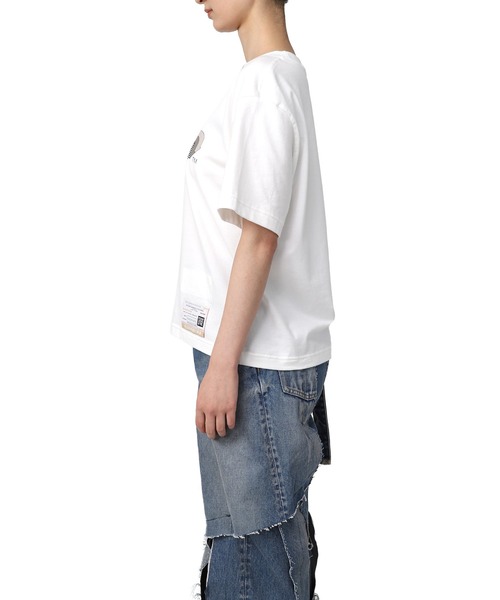 Maison MIHARA YASUHIRO(メゾンミハラヤスヒロ)の「MIHARA Printed Tee(Tシャツ/カットソー・レディース・ホワイト/ブラック/イエロー/ブルー・38/36/40)」の13枚目の写真