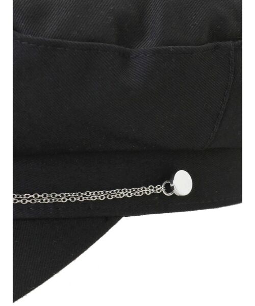 MURUA（ムルーア）の「コットンマリンキャップ（キャップ・レディース・アイボリー/ブラック・FREE）」の6枚目の写真