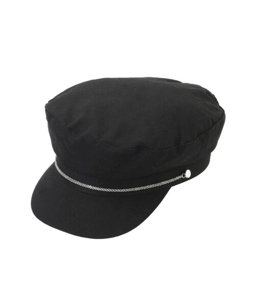 MURUA（ムルーア）の「コットンマリンキャップ（キャップ・レディース・アイボリー/ブラック・FREE）」の9枚目の写真