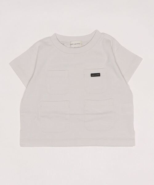 quoti use fith(クゥオティ ユース フィス)の「ベーシック天竺 4ポケット 半袖Tシャツ(Tシャツ/カットソー・キッズ・ブラック/パープル/ホワイト・80/100/110/120/90/130)」の8枚目の写真
