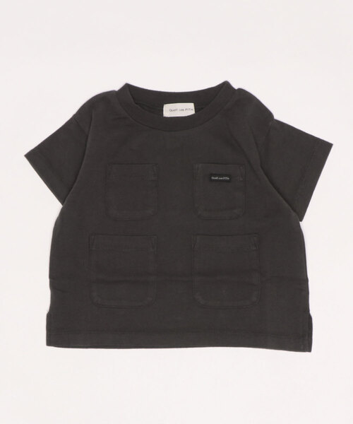 quoti use fith(クゥオティ ユース フィス)の「ベーシック天竺 4ポケット 半袖Tシャツ(Tシャツ/カットソー・キッズ・ブラック/パープル/ホワイト・80/100/110/120/90/130)」の11枚目の写真
