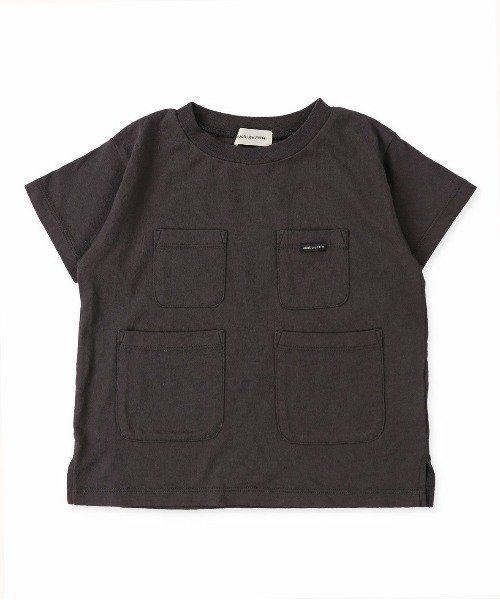 quoti use fith(クゥオティ ユース フィス)の「ベーシック天竺 4ポケット 半袖Tシャツ(Tシャツ/カットソー・キッズ・ブラック/パープル/ホワイト・80/100/110/120/90/130)」の15枚目の写真