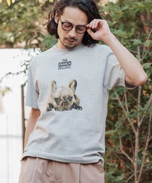 CAMBIO | mt7704-プリントT（フレンチブル）(Tシャツ/カットソー)