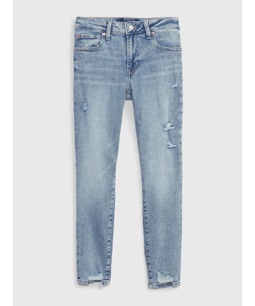 GAP(ギャップ)の「ウォッシュウェル ミッドライズ ユニバーサルレギング(デニムパンツ・レディース・ライトインディゴブルー・23/24/25/26/27/28/29/30)」の7枚目の写真