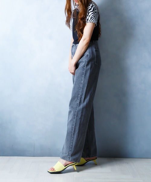 attagirl（アタガール）の「変形ヒールリブニットミュールサンダル（サンダル・レディース・ブラック/オレンジ/アイボリー/イエロー/グリーン・LL/S/M/L）」の17枚目の写真