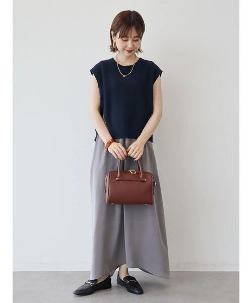 AMERICAN HOLIC（アメリカンホリック）の「Vネックサテンキャミワンピース（ワンピース・レディース・モカ/ブルー・M/L）」の11枚目の写真