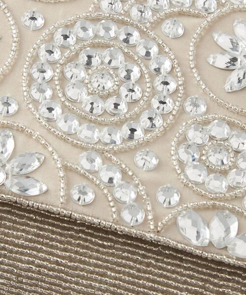 green label relaxing（グリーンレーベルリラクシング）の「ビーズ クラッチバッグ（クラッチバッグ・レディース・シルバー/ブラック・FREE）」の8枚目の写真