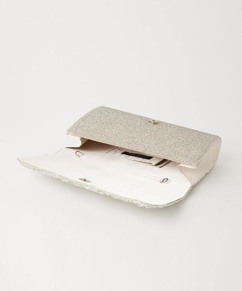 green label relaxing（グリーンレーベルリラクシング）の「ビーズ クラッチバッグ（クラッチバッグ・レディース・シルバー/ブラック・FREE）」の9枚目の写真