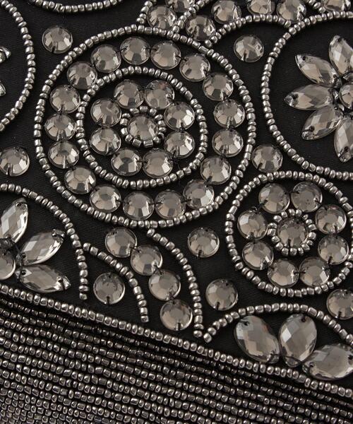 green label relaxing（グリーンレーベルリラクシング）の「ビーズ クラッチバッグ（クラッチバッグ・レディース・シルバー/ブラック・FREE）」の10枚目の写真