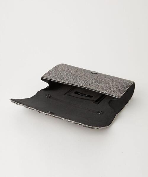 green label relaxing（グリーンレーベルリラクシング）の「ビーズ クラッチバッグ（クラッチバッグ・レディース・シルバー/ブラック・FREE）」の11枚目の写真