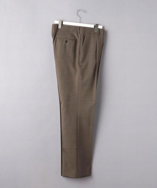 AURALEE（オーラリー）の「＜AURALEE（オーラリー）＞ トロピカル 1プリーツ パンツ■■■（スラックス・メンズ・ブラウン・3/4/5）」の2枚目の写真