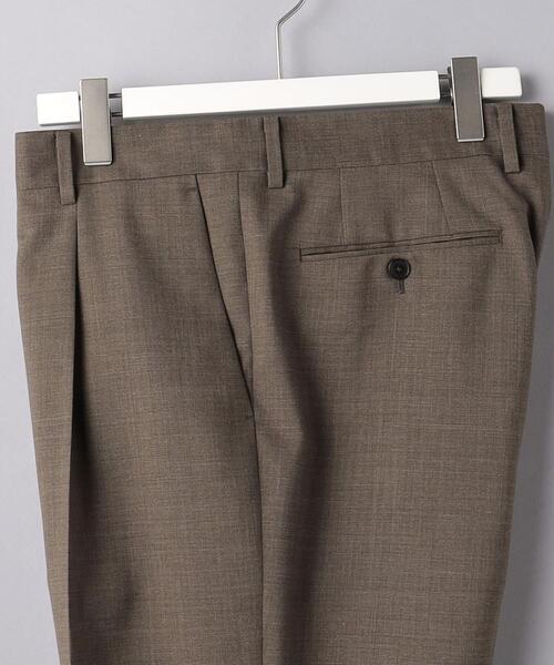 AURALEE（オーラリー）の「＜AURALEE（オーラリー）＞ トロピカル 1プリーツ パンツ■■■（スラックス・メンズ・ブラウン・3/4/5）」の4枚目の写真