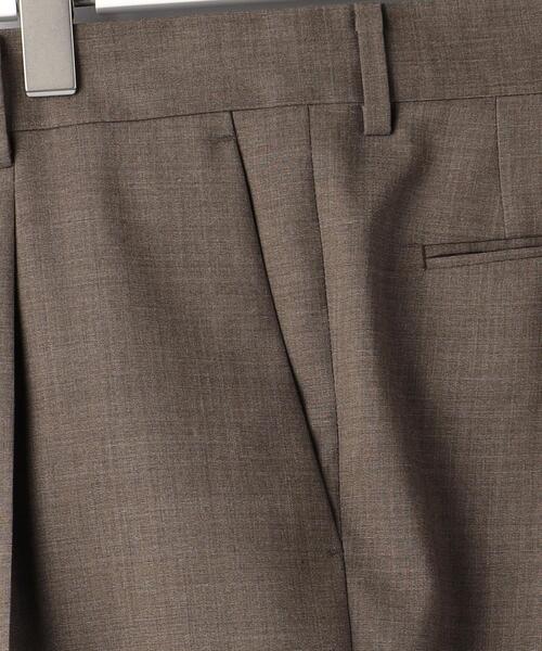 AURALEE（オーラリー）の「＜AURALEE（オーラリー）＞ トロピカル 1プリーツ パンツ■■■（スラックス・メンズ・ブラウン・3/4/5）」の6枚目の写真