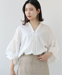 Simplicite | フロントボタンシャンブレーブラウス◆(シャツ/ブラウス)