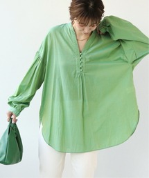 Simplicite | フロントボタンシャンブレーブラウス◆(シャツ/ブラウス)