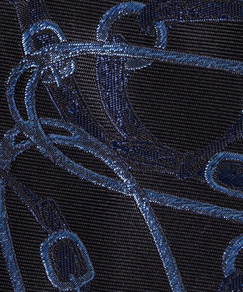 STEPHEN WALTERS（スティーブンウォルターズ）の「＜Stephen Walters（スティーブン ウォルターズ）＞ チェーン ジャカード タイ（ネクタイ・メンズ・ダークグリーン/ダークブラウン/ネイビー/ワインレッド・FREE）」の7枚目の写真