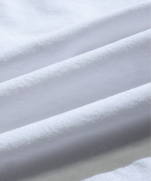 JOHN'S CLOSET（ジョンズクローゼット）の「【i】綿麻ストレッチバンドカラーロングシャツ（シャツ/ブラウス・メンズ・ブラック/カーキ/ネイビー/モカ/ホワイト・LARGE/MEDIUM）」の11枚目の写真