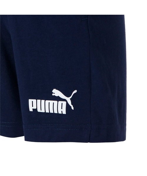 PUMA(プーマ)の「PUMA プーマ キッズ ボーイズ 半袖 Tシャツ アンド ショーツ セット 120-160cm(ジャージ・キッズ・ホワイト×ブラック/レッド・130/140/150/160/120)」の6枚目の写真
