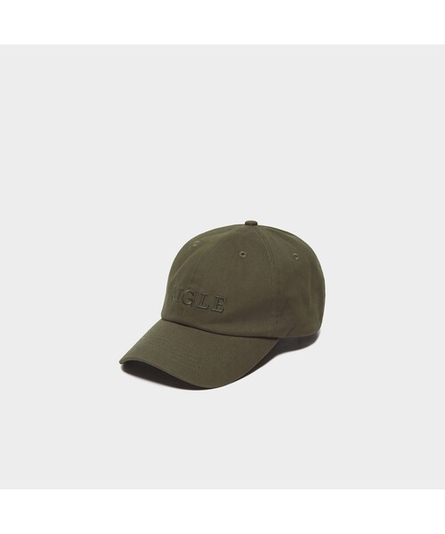 AIGLE(エーグル)の「オーガニックコットン キャップ(キャップ・レディース・ベージュ/モスグリーン・FREE)」の4枚目の写真