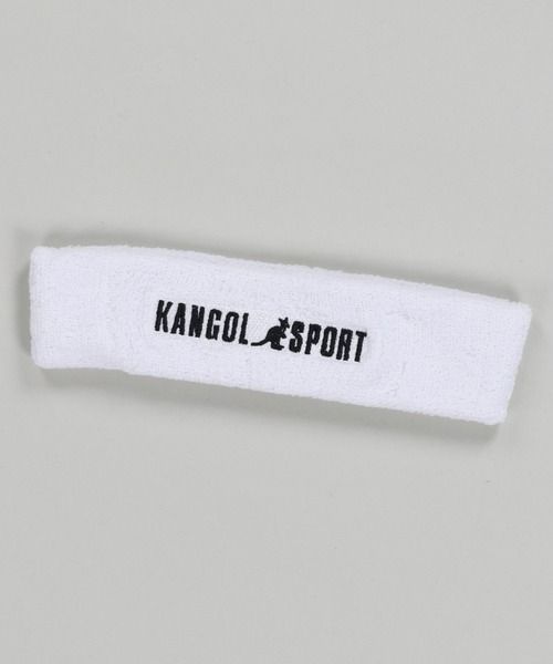 KANGOL（カンゴール）の「【KANGOL / カンゴール】ロゴデザインヘアバンド（ヘアバンド・メンズ・ホワイト/ブラック/レッド/イエロー・ONESIZE）」の2枚目の写真