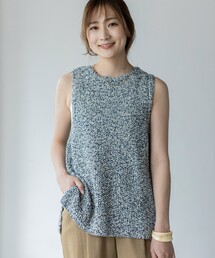 THE SHOP TK （ザ ショップ ティーケー ）の「◆かすりテープヤーンベスト（ベスト）」