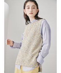 THE SHOP TK  | かすりテープヤーンベスト(ベスト)