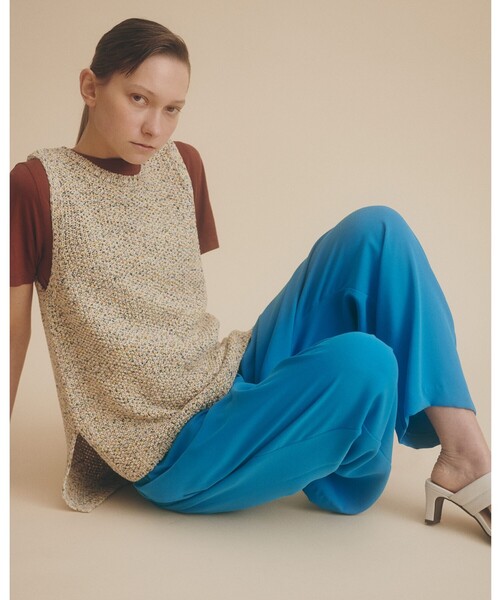 THE SHOP TK （ザ ショップ ティーケー ）の「◆かすりテープヤーンベスト（ベスト・レディース・ベージュ系その他6/ネイビー系3/ネイビー系5・12）」の14枚目の写真