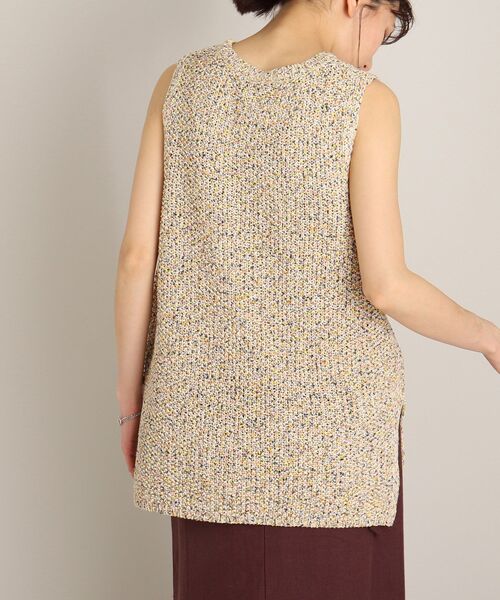 THE SHOP TK （ザ ショップ ティーケー ）の「◆かすりテープヤーンベスト（ベスト・レディース・ベージュ系その他6/ネイビー系3/ネイビー系5・12）」の13枚目の写真