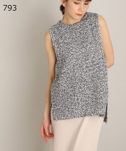 THE SHOP TK （ザ ショップ ティーケー ）の「◆かすりテープヤーンベスト（ベスト・レディース・ベージュ系その他6/ネイビー系3/ネイビー系5・12）」の16枚目の写真