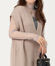 acro | シアーチェックカットソー/AC1355(シャツ/ブラウス)