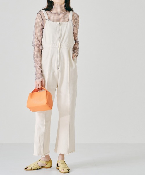 acro(アクロ)の「シアーチェックカットソー/AC1355(シャツ/ブラウス・レディース・ブラック/ブラウン/グレー・フリ-)」の19枚目の写真