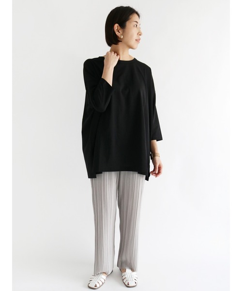 Lugnoncure（ルノンキュール）の「プリーツパンツ（その他パンツ・レディース・グレー/チャコール/ブルー・ﾌﾘ-）」の6枚目の写真