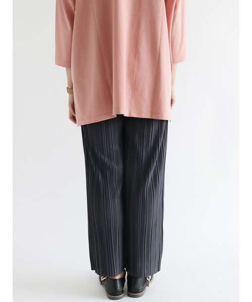 Lugnoncure（ルノンキュール）の「プリーツパンツ（その他パンツ・レディース・グレー/チャコール/ブルー・ﾌﾘ-）」の8枚目の写真
