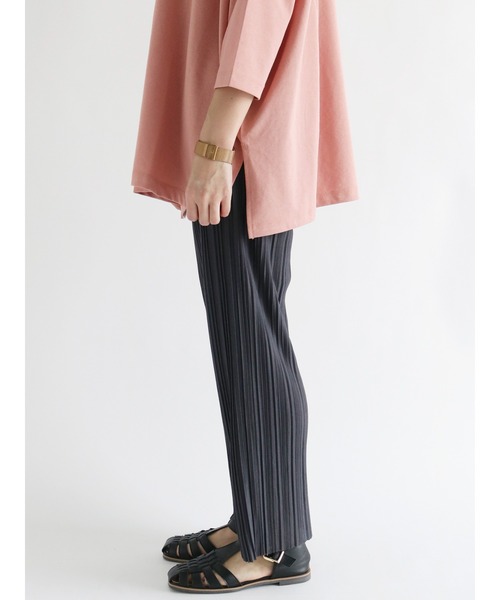 Lugnoncure（ルノンキュール）の「プリーツパンツ（その他パンツ・レディース・グレー/チャコール/ブルー・ﾌﾘ-）」の9枚目の写真