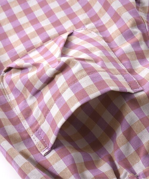 BREEZE(ブリーズ)の「WEB限定 ギンガムチェックパンツ(その他パンツ・キッズ・ブラック/ラベンダー/オレンジ・130/140/70/110/80/120/100/90)」の13枚目の写真