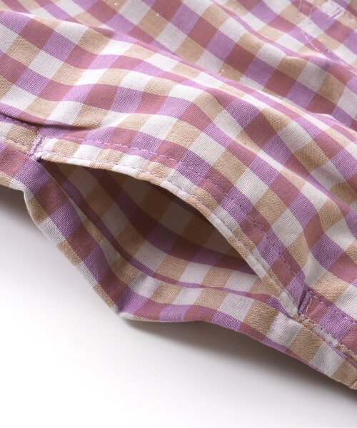 BREEZE(ブリーズ)の「WEB限定 ギンガムチェックパンツ(その他パンツ・キッズ・ブラック/ラベンダー/オレンジ・130/140/70/110/80/120/100/90)」の11枚目の写真
