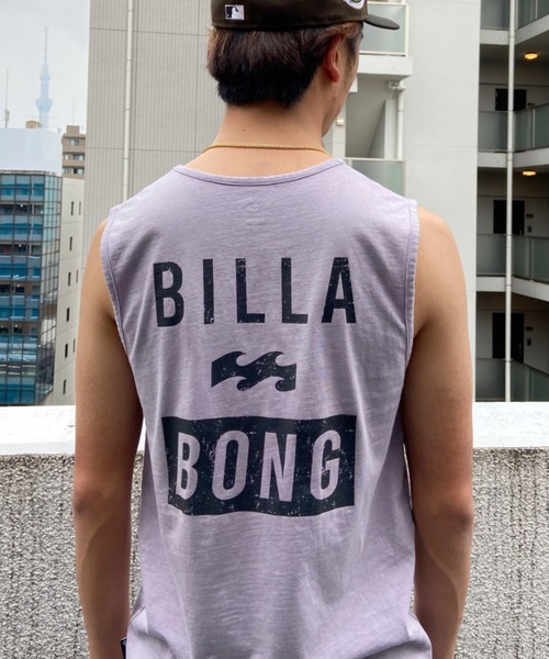 BILLABONG(ビラボン)の「BILLABONG/ビラボン ブランドロゴ レギュラーフィット バックプリントタンクトップ BC011-353(タンクトップ・メンズ・ホワイト/パープル/ブラック・M/L/XL)」の13枚目の写真
