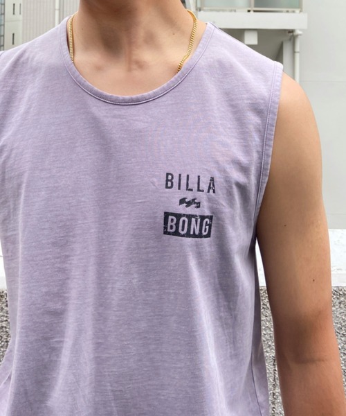 BILLABONG(ビラボン)の「BILLABONG/ビラボン ブランドロゴ レギュラーフィット バックプリントタンクトップ BC011-353(タンクトップ・メンズ・ホワイト/パープル/ブラック・M/L/XL)」の11枚目の写真