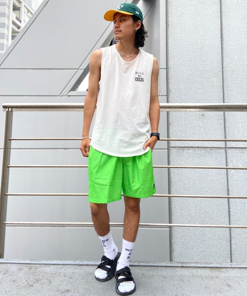 BILLABONG(ビラボン)の「BILLABONG/ビラボン ブランドロゴ レギュラーフィット バックプリントタンクトップ BC011-353(タンクトップ・メンズ・ホワイト/パープル/ブラック・M/L/XL)」の10枚目の写真