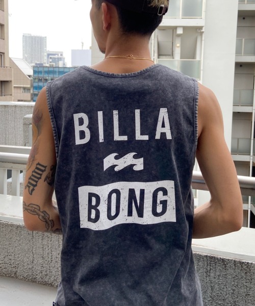 BILLABONG(ビラボン)の「BILLABONG/ビラボン ブランドロゴ レギュラーフィット バックプリントタンクトップ BC011-353(タンクトップ・メンズ・ホワイト/パープル/ブラック・M/L/XL)」の19枚目の写真