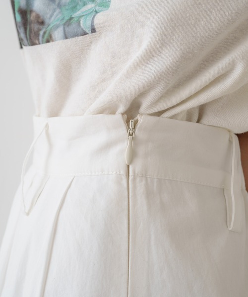 Kastane（カスタネ）の「【Yuri Hanamoriコラボ】ボリュームロングスカート（スカート・レディース・ネイビー/オフホワイト・FREE）」の11枚目の写真