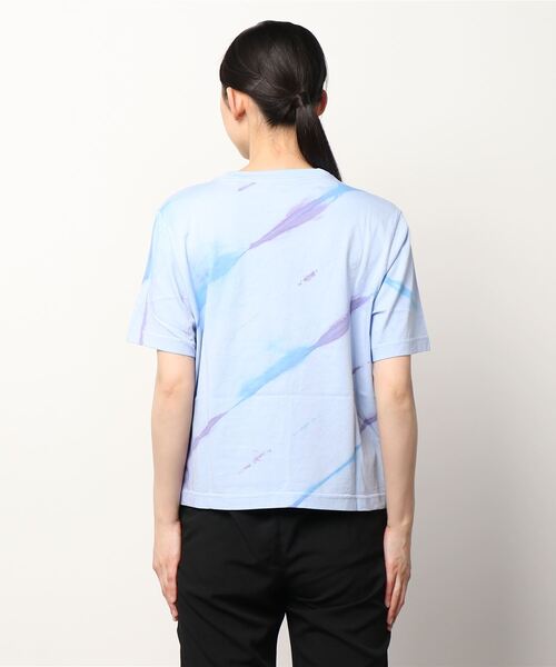 NIKE（ナイキ）の「ナイキ NIKE ナイキ ウィメンズ NSW ボクシー オプチミズム S/S Tシャツ（Tシャツ/カットソー・レディース・パープル/ピンク×イエロー・XL/M/L/S）」の8枚目の写真